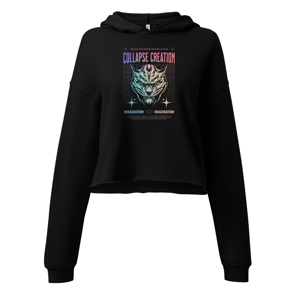 Collapse Creation Women's Cropped Hoodie