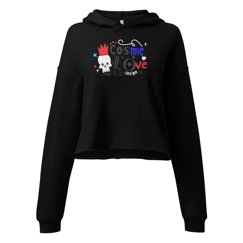 Cosmic Love Women's Cropped Hoodie