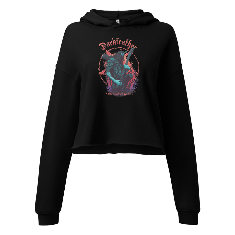 DARKFEATHER Women's Cropped Hoodie