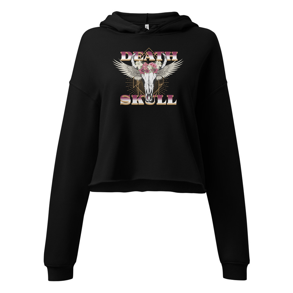 Deah Skull Women's Cropped Hoodie