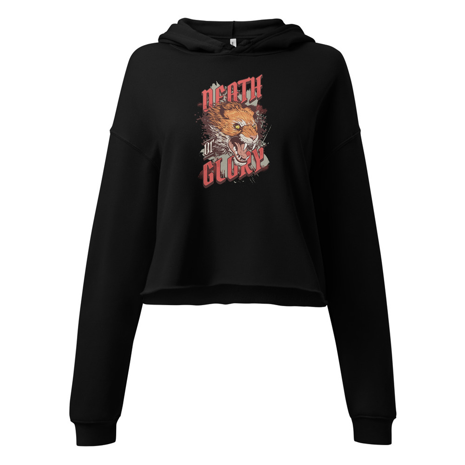 Death or Glory - Fierce Animal Women's Cropped Hoodie