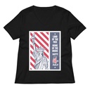 4th of July Women's Relaxed V-Neck T-Shirt