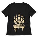 A Beary Good Home Women's Relaxed V-Neck T-Shirt