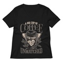 A Big Cup of Coffee Women's Relaxed V-Neck T-Shirt