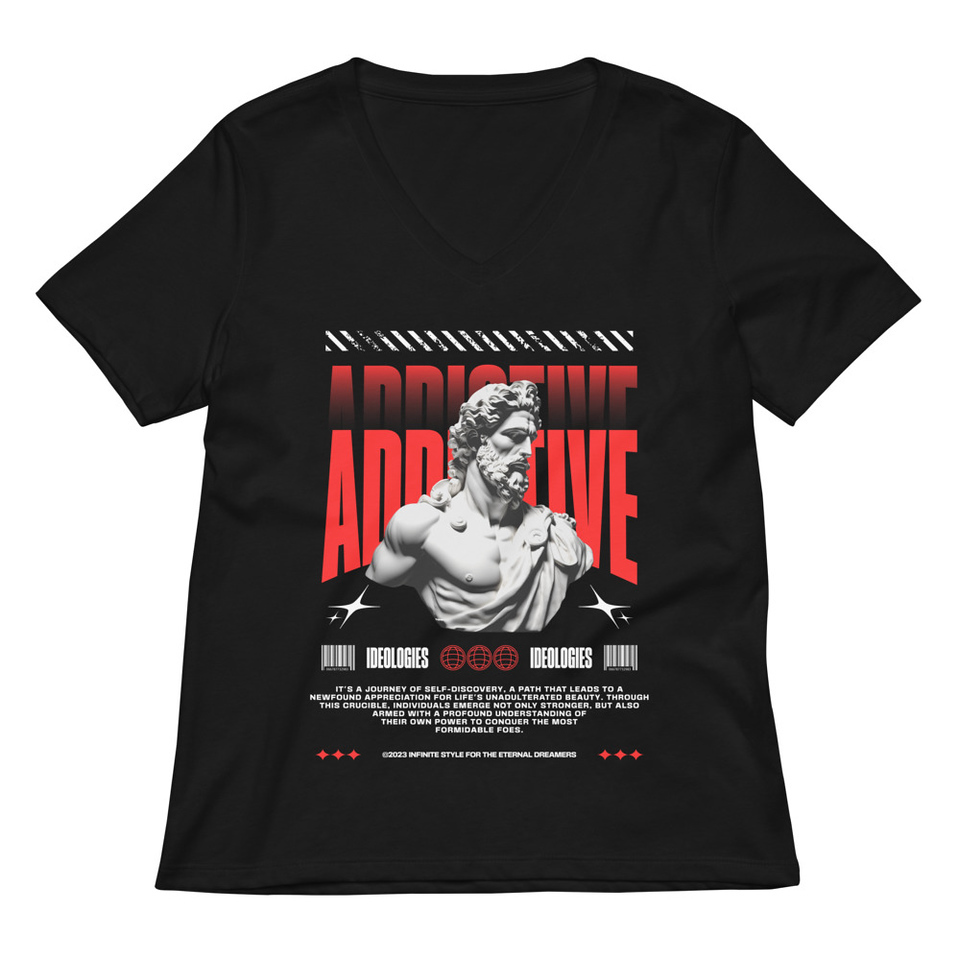 Addictive Women's Relaxed V-Neck T-Shirt