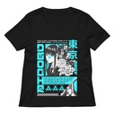 Aidoru - Japanese Anime Girl Women's Relaxed V-Neck T-Shirt