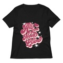 All You Need is Love - Retro Valentines Day Women's Relaxed V-Neck T-Shirt