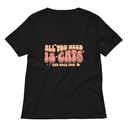 All You Need Women's Relaxed V-Neck T-Shirt