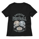 American All Star Football - Sports Helmet Women's Relaxed V-Neck T-Shirt