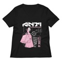 Anti Consumerism - Futuristic Women's Relaxed V-Neck T-Shirt