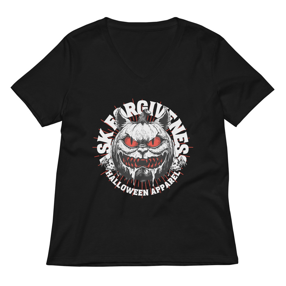 Ask Forgiveness Women's Relaxed V-Neck T-Shirt