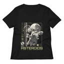Asteroids Women's Relaxed V-Neck T-Shirt