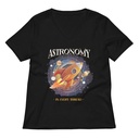 Astronomy in Every Thread Women's Relaxed V-Neck T-Shirt