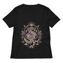 Awaken The Senses - Coffee Beans Women's Relaxed V-Neck T-Shirt