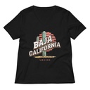 Baja Cali Mexico Women's Relaxed V-Neck T-Shirt