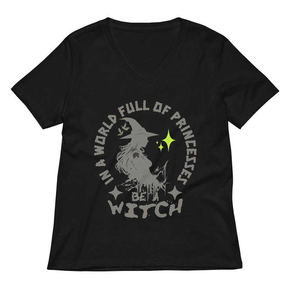 Be A Witch Women's Relaxed V-Neck T-Shirt