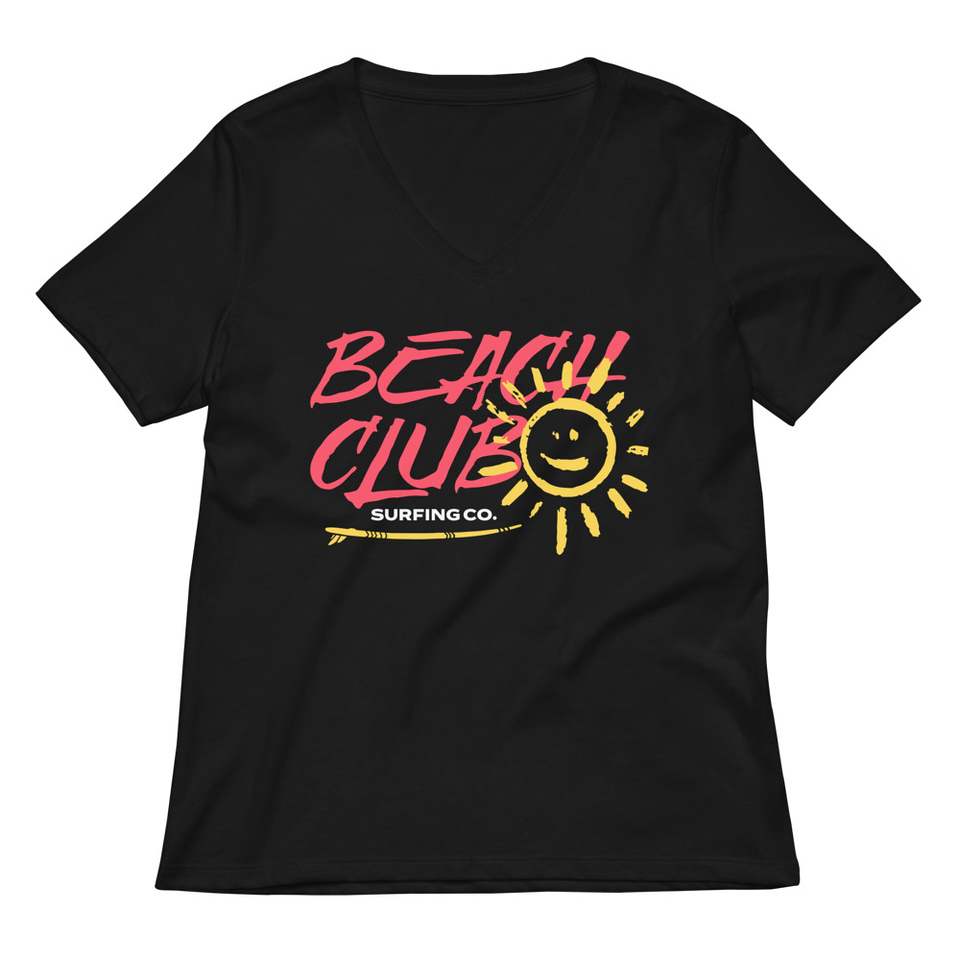 Beach Club Women's Relaxed V-Neck T-Shirt