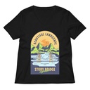 Beautiful Landscape - Outdoor Women's Relaxed V-Neck T-Shirt