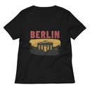 Berlin Women's Relaxed V-Neck T-Shirt