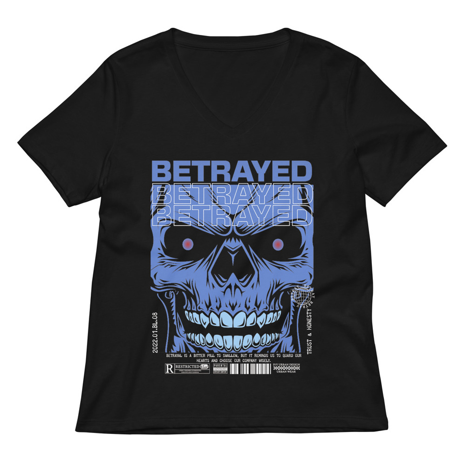 Betrayed Women's Relaxed V-Neck T-Shirt