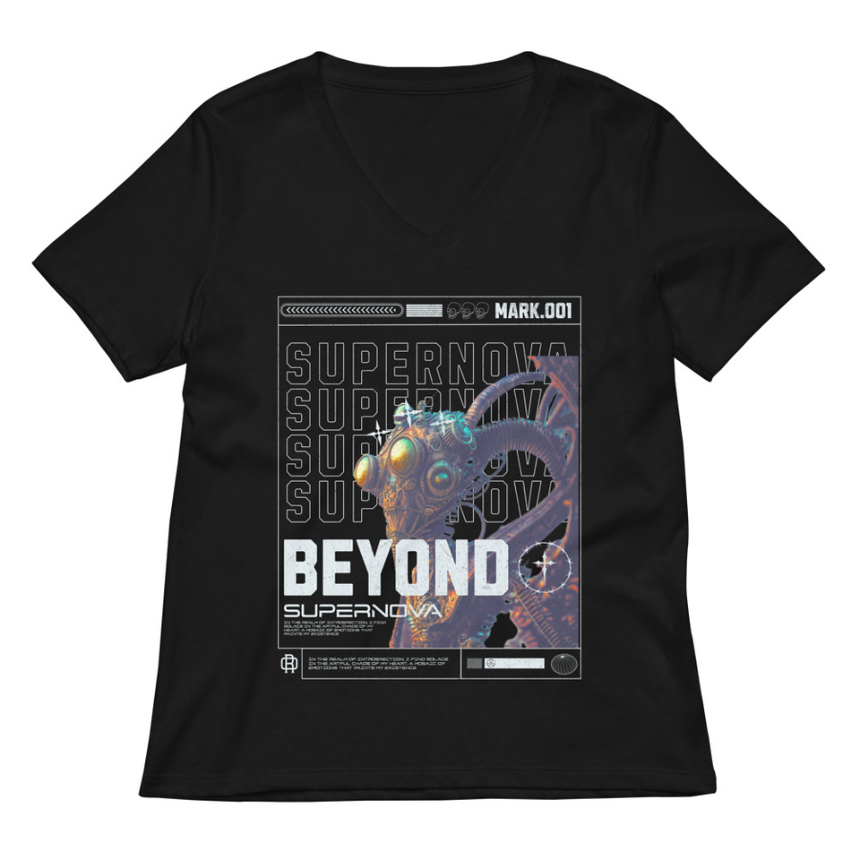 Beyond Supernova Women's Relaxed V-Neck T-Shirt