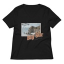 Big Sur, Cali Women's Relaxed V-Neck T-Shirt