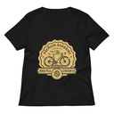 Bikecycle Station Co. - Sports Women's Relaxed V-Neck T-Shirt