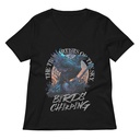 Birds Chirping Women's Relaxed V-Neck T-Shirt