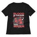 Blood is Thicker than Water Women's Relaxed V-Neck T-Shirt