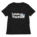 Body Positivity Women's Relaxed V-Neck T-Shirt