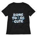 Bone To Be Cute - Halloween Women's Relaxed V-Neck T-Shirt