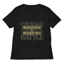 Brave Soldier Women's Relaxed V-Neck T-Shirt