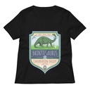 Brontosaurus Conservation Society Women's Relaxed V-Neck T-Shirt
