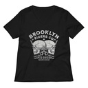 BROOKLYN NEWYOR RIDERS CO Women's Relaxed V-Neck T-Shirt