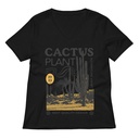 Cacus Plant - Desert Women's Relaxed V-Neck T-Shirt