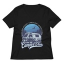 Campervan Women's Relaxed V-Neck T-Shirt