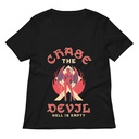 Chase The Devil Women's Relaxed V-Neck T-Shirt