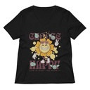 Choose Happy Women's Relaxed V-Neck T-Shirt