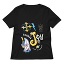 Choose Joy Women's Relaxed V-Neck T-Shirt