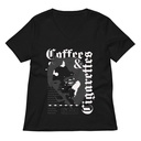 Coffee & Cigarettes Women's Relaxed V-Neck T-Shirt