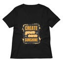 Create your own Sunshine Women's Relaxed V-Neck T-Shirt