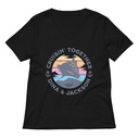 Cruisin' Together - Cruise Ship Women's Relaxed V-Neck T-Shirt
