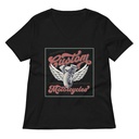 custom motorcycle  Women's Relaxed V-Neck T-Shirt