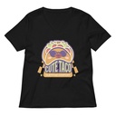 Cute Taco - Colorful Mexican Tortilla Women's Relaxed V-Neck T-Shirt