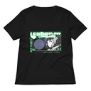 Cyber Angels - Y2k Girl Anime Women's Relaxed V-Neck T-Shirt