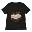 Dads Rule Women's Relaxed V-Neck T-Shirt
