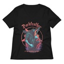 DARKFEATHER Women's Relaxed V-Neck T-Shirt