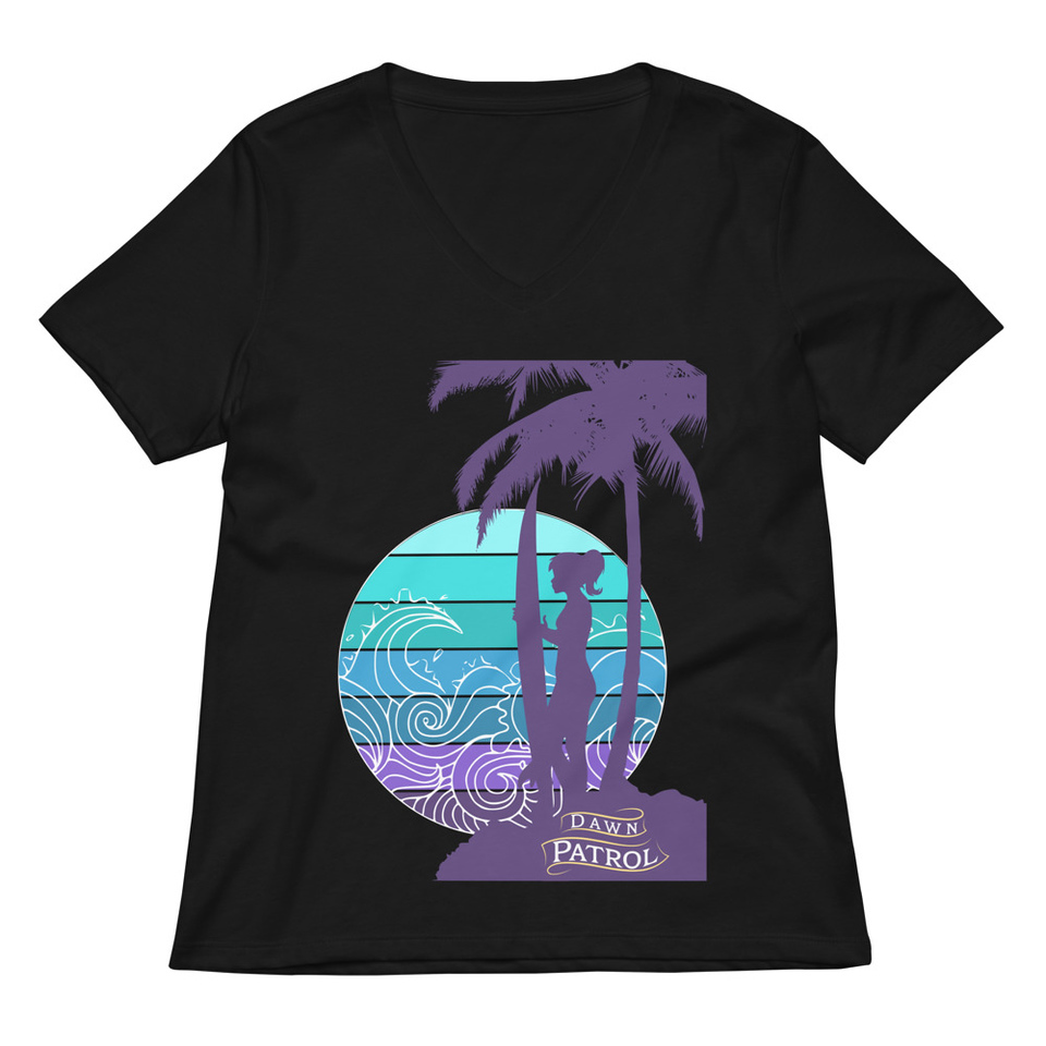 Dawn Patrol Women's Relaxed V-Neck T-Shirt