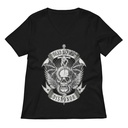 DEAD BEFORE DISHONOR Women's Relaxed V-Neck T-Shirt