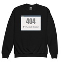404 Youth Crew Neck Sweatshirt